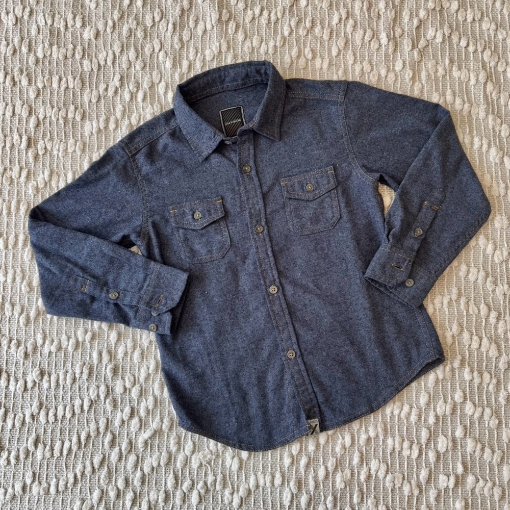 NEW!! Blue Button-Up Shirt